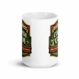 Cornish Calm – White Glossy Mug white 15oz front view — The Brutally Honest Collection