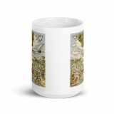 Green Lay Yokie Parody Mug – White Glossy Mug white 15oz front view — Snack Tracks - The Ultimate Parody Album Collection