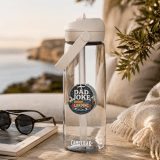 Dad Joke Loading - Flip straw water bottle