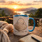 Too Soft For This – Mug with Color Inside