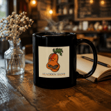 Aladdin Sane Carrot Parody Glass –Black Glossy Mug