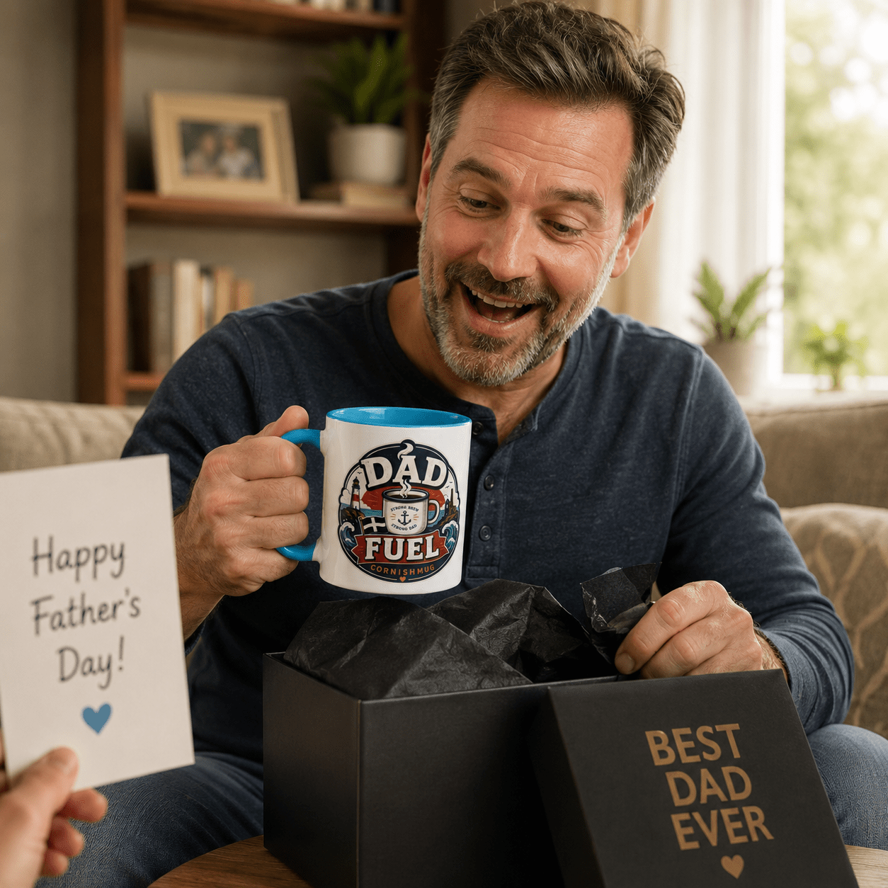 Dad Fuel - Mug with Color Inside