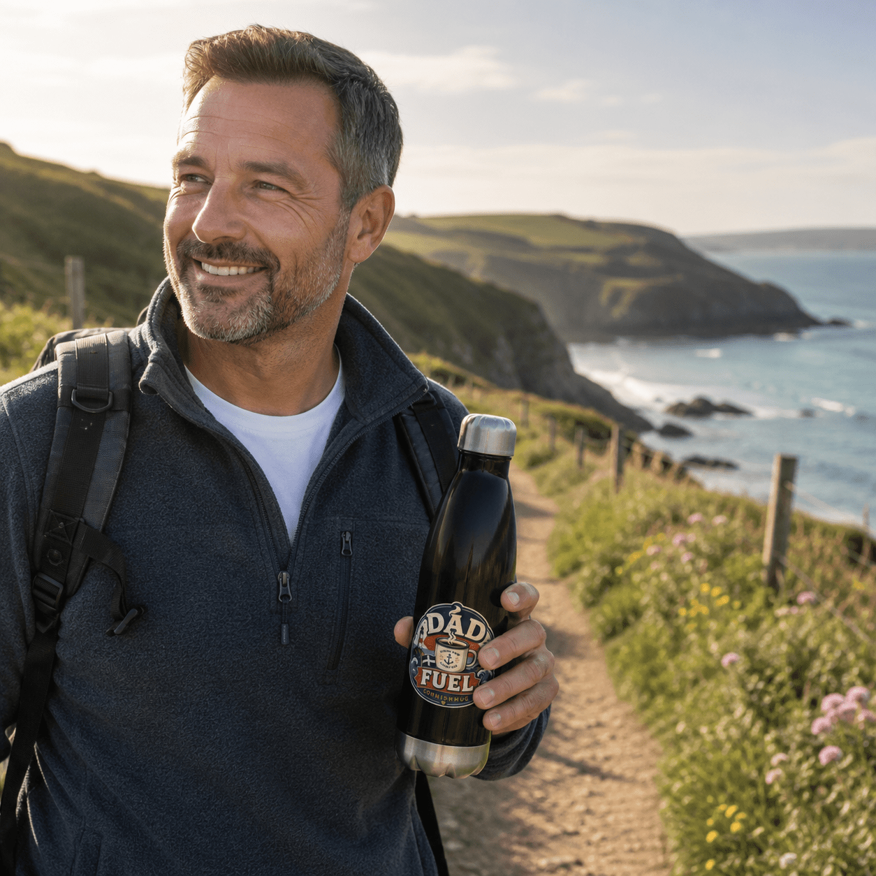 Dad Fuel - Stainless steel water bottle