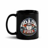 Dad Fuel - Black Glossy Mug