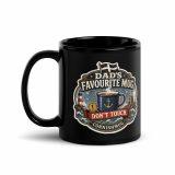 Dad’s Favourite Mug - Black Glossy Mug