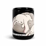 Emotionally Floppy – Black Glossy Mug black 15oz front — The Floppy Collection