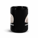 Emotionally Floppy – Black Glossy Mug black 15oz front — The Floppy Collection