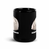 Emotionally Floppy – Black Glossy Mug black 15oz front — The Floppy Collection