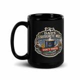 Dad’s Favourite Mug - Black Glossy Mug