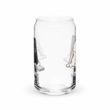 Low Battery Bunny – Can-Shaped Glass 16oz 16oz back — The Floppy Collection