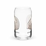 Emotionally Floppy – Can-Shaped Glass 16oz 16oz front — The Floppy Collection