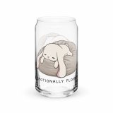Emotionally Floppy – Can-Shaped Glass 16oz 16oz right — The Floppy Collection