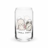 Small Panic Bunny – Can-Shaped Glass 16oz 16oz right — The Floppy Collection