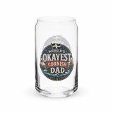 World’s Okayest Cornish Dad - Can-shaped glass