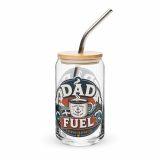 Dad Fuel - Can-shaped glass