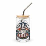 Dad Fuel - Can-shaped glass