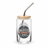 World’s Okayest Cornish Dad - Can-shaped glass