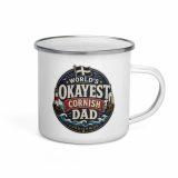 World’s Okayest Cornish Dad - Enamel Mug