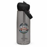 World’s Okayest Cornish Dad - Flip straw water bottle