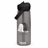 Low Battery Bunny – Cute Relatable Phone Charging Design - Flip straw water bottle