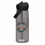 World’s Okayest Cornish Dad - Flip straw water bottle