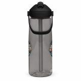 World’s Okayest Cornish Dad - Flip straw water bottle