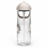 Small Panic Bunny – Flip Straw Water Bottle clear left — The Floppy Collection