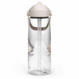 Too Soft For This – Flip Straw Water Bottle clear left — The Floppy Collection