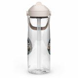 World’s Okayest Cornish Dad - Flip straw water bottle