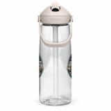 World’s Okayest Cornish Dad - Flip straw water bottle