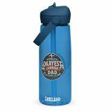 World’s Okayest Cornish Dad - Flip straw water bottle