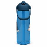 Low Battery Bunny – Flip Straw Water Bottle oxford blue right — The Floppy Collection