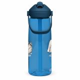 Small Panic Bunny – Flip Straw Water Bottle oxford blue right — The Floppy Collection