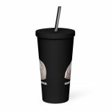 Emotionally Floppy – Insulated Tumbler with a Straw black 20oz back — The Floppy Collection