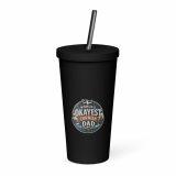 World’s Okayest Cornish Dad - Insulated tumbler with a straw