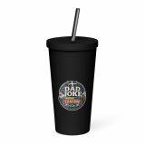 Dad Joke Loading - Insulated tumbler with a straw