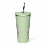 Emotionally Floppy – Insulated Tumbler with a Straw mint 20oz back — The Floppy Collection