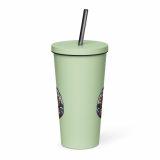 Dad Fuel - Insulated tumbler with a straw