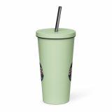 World’s Okayest Cornish Dad - Insulated tumbler with a straw