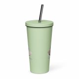 Too Soft For This – Insulated tumbler with a straw