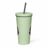 Dad Joke Loading - Insulated tumbler with a straw