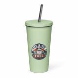 Dad Fuel - Insulated tumbler with a straw