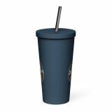 Dad Joke Loading - Insulated tumbler with a straw
