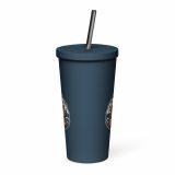 Dad Fuel - Insulated tumbler with a straw