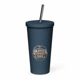 World’s Okayest Cornish Dad - Insulated tumbler with a straw