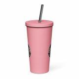 World’s Okayest Cornish Dad - Insulated tumbler with a straw