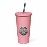 World’s Okayest Cornish Dad - Insulated tumbler with a straw