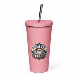 Dad Fuel - Insulated tumbler with a straw