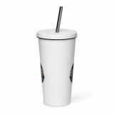 World’s Okayest Cornish Dad - Insulated tumbler with a straw