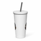 Dad Joke Loading - Insulated tumbler with a straw